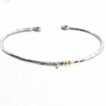 Braçalet esclava tres anelles i diamant