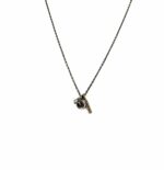 Collaret penjoll rosa i diamant