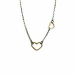 Collaret dos cors en bronze