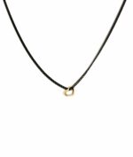 Collaret cor petit d'or groc