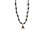 Collaret lletra A, d'or groc