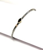 Braçalet esclava de plata, amb rodolita - Imatge 2