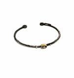 Braçalet esclava de plata, amb prasiolita - Imatge 2