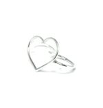 Anell dos dits plata cor - Imatge 2