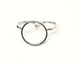 Anell dos dits plata circumferència - Imatge 2