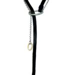 Collaret pell i cadena plata