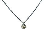 Collaret penjoll plata i or