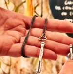 Collaret VINCLE amb penjoll plata i anella de bronze - Imatge 2