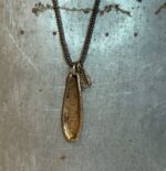 Collaret llarg amb fulla de bronze i drusa - Imatge 4